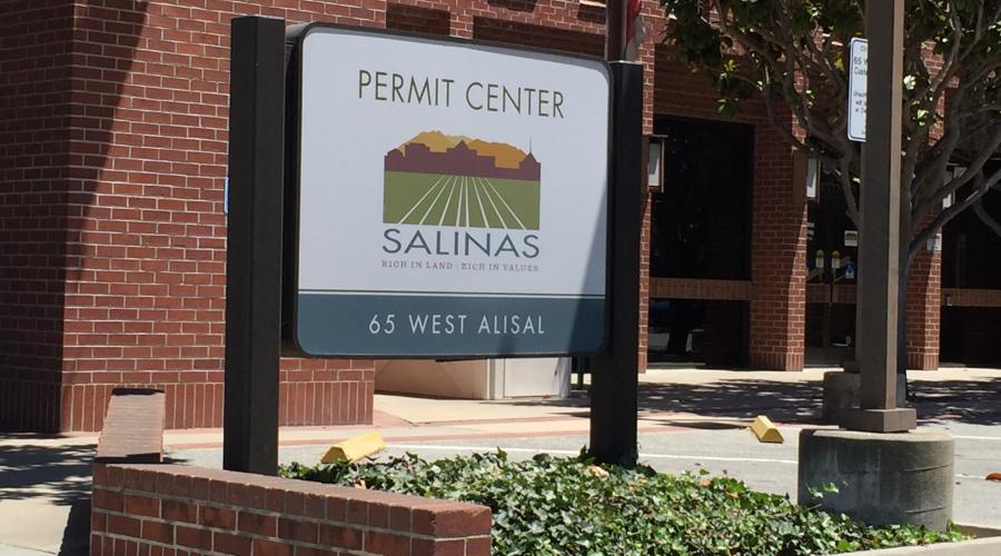 Permit Center Front Sign