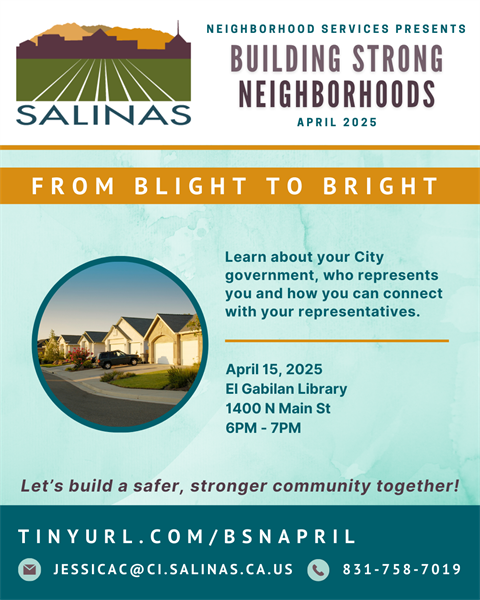 Blight to Bright meeting date and time